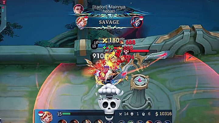 Momen Savage Sun Terganas☠️😱(Ini hoki apa jago gak sih) komen!