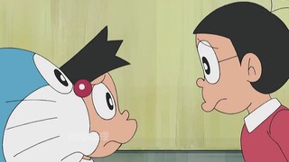 Nobita and Suneo teamed up to give the bully Fat Tiger a good beating