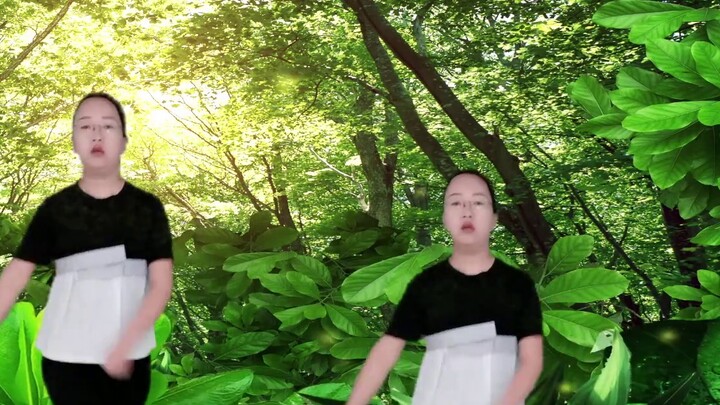 The hottest love song square dance "The Girl by the Bridge" original new dance steps, the song is sw