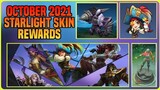 October 2021 Starlight Skin Rewards |  Painted Skin Update | CHOICES Starlight skins | MLBB