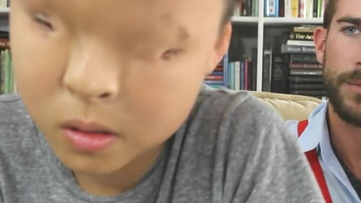 การเปลี่ยนแปลงของเด็กชายตาบอดชาวจีนวัย 7 ขวบที่ได้รับการเลี้ยงดูโดยครอบครัวชาวอเมริกันในเวลาเพียงหนึ