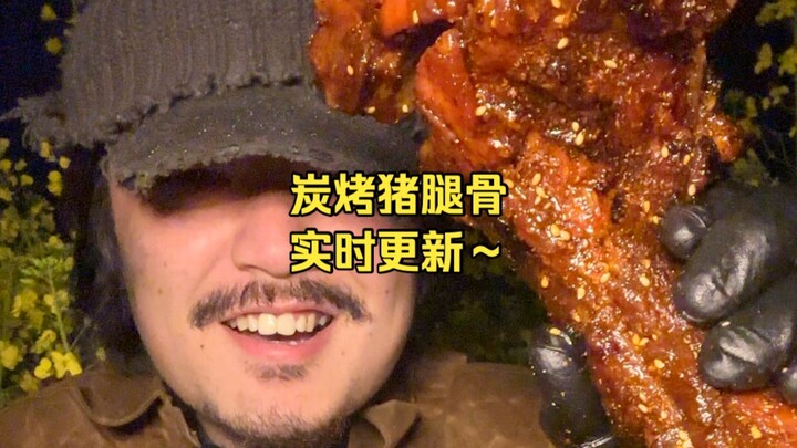 “Xương đùi heo nướng than” thơm ngon, đậm vị đã lên sóng!