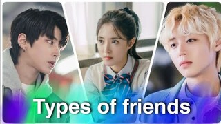 Kdrama : Types of friends