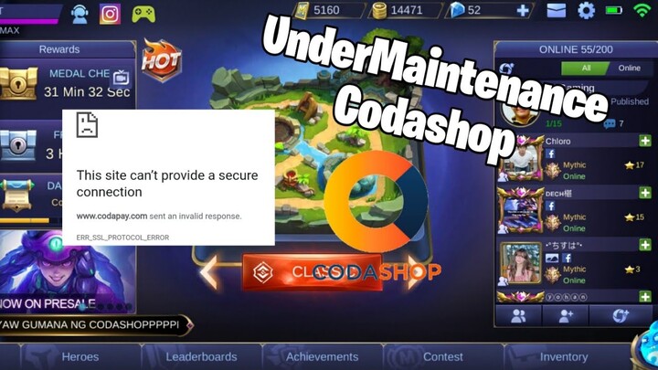 HOW TO FIX CODASHOP (MAINTENANCE)