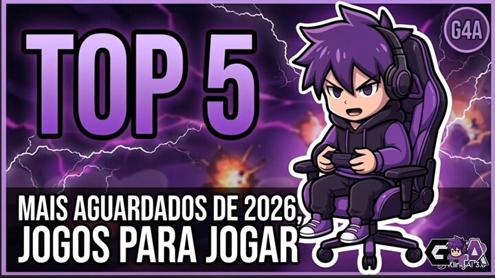 TOP  5  Jogos mais aguardados para 2026