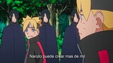 Sasuke le cuenta a Boruto sobre el verdadero poder de Naruto y de lo que es capaz