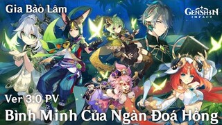 GENSHIN 3.0 PV | BÌNH MINH CỦA NGÀN ĐÓA HỒNG (JP Dub - Vietsub)