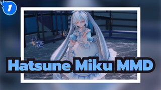 [Hatsune Miku MMD] Alice - Princess As White As Snow / Miku in White Silk Stockings_1
