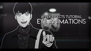 after effects tutorial: eye animation