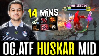 OG.ATF practicing HUSKAR in ranked - 14 mins GG EZ