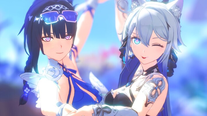 [Honkai Impact 3MMD]❀Cinta di Tengah Musim Panas❀Menyelam ke Biru