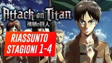Attack on Titan 1-4 RIASSUNTO | Tutta la storia