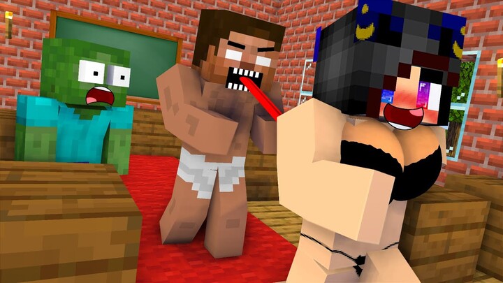 Monster School : LICK CHALLENGE - Minecraft Animation