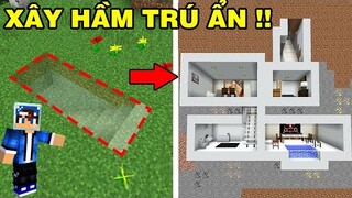 XÂY HẦM TRÚ ẨN CHỐNG BOM TNT CỦA THẰNG NOOB PHÁ | TRONG MINECRAFT PE