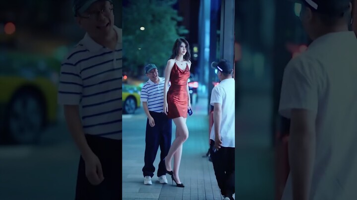 Tiktok Beautiful Tallest Girl In China | Fashion On The Street #1million  #girl #streetfashion_china