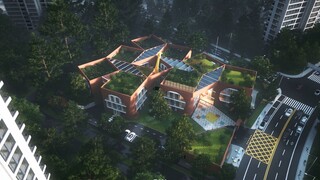 「D5 Render+Lumion」上海南港路幼儿园建筑表现