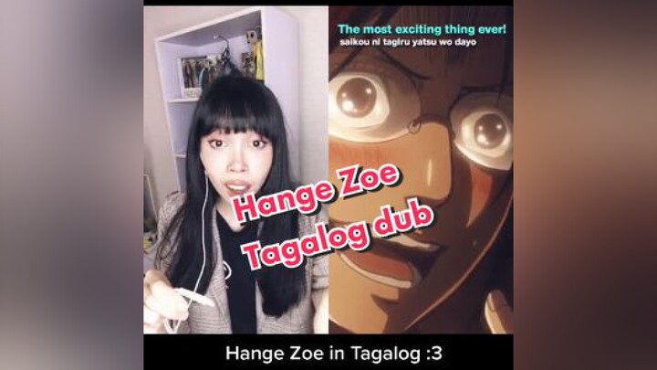 duet with   Trying Hange! Changed lines to offer better context in Tagalog AttackOnTitan seiyuuchal