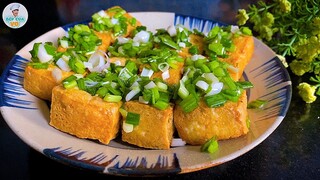 ĐẬU HỦ SỐT MỠ HÀNH đơn giản ai cũng làm được | Bếp Của Vợ