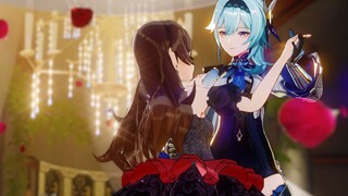 【原神MMD】你可愿成为新娘 与我共同背负罪孽-坎特雷拉【柏菈图】