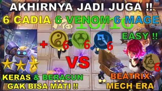 AKHIRNYA JADI 666 JUGA !! COMBO 6 CADIA 6 VENOM 6 MAGE BIKIN GAME JADI EASY WIN BANGET ! MAGIC CHESS