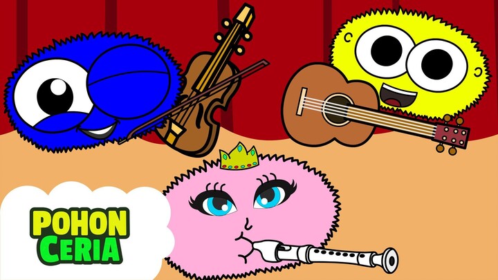 Ku Suka Main Musik | Pohon Ceria - Lagu Anak Anak