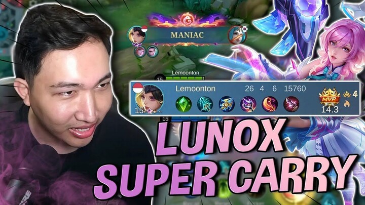 MAU GENDONG DI MIDLANE __ PAKE LUNOX !! - Mobile Legends #MLBBIDCreator