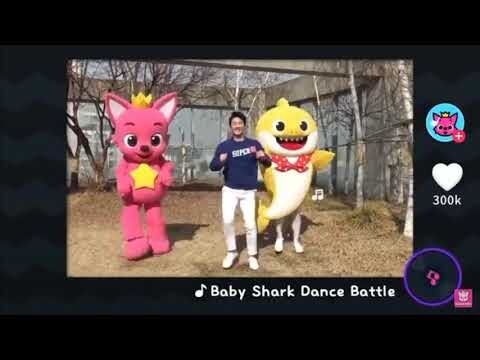 Baby shark dance battle