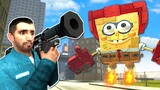ROBOT SPONGEBOB IS TRYING TO OBLITERATE ME! - Garry's Mod Gameplay