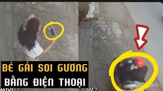 Một bé bị giật điện thoại 30 triệu khi đang đứng soi gương