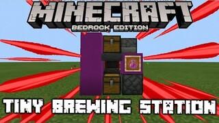 Minecraft Bedrock: How to Make a Simple Tiny Brewing Station