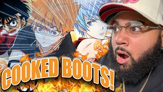 INSANE CYPHER!!! SPORTS ANIME RAP CYPHER | RUSTAGE ft. Khantrast, Zach B, Breeton Boi - Reaction