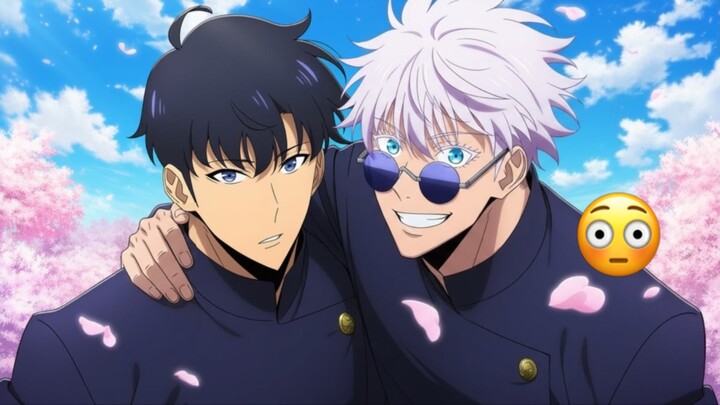 Ketika jujutsukaisen dan solo leveling satu universe