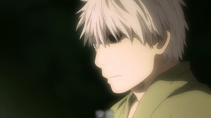 The boy has silver hair and blue eyes. He is considered a disaster because he has a physique that at