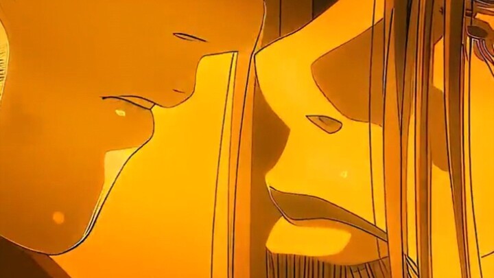 Last eren and mikasa kiss scene