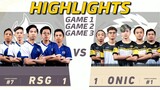 ONIC vs RSG Highlights | (FILIPINO) MPL-PH S8 Week 3 Day 2 | MLBB