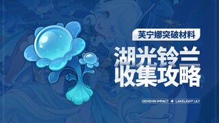 [Genshin Impact] Linh Lan Hồ Quang (tổng cộng 78+15 cái) vật liệu đột phá của Thủy Thần Funiangna, E