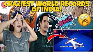 Guinness world record india - craziest world records - Incredible Humans | Filipino Couple React