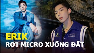 Erik làm 'dậy sóng' đêm diễn: Trượt tay rơi micro xuống đất, tiếng hát vẫn lanh lảnh cực sung