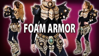 I made armor out of foam (for dancing) || Monster Hunter World Baan Cosplay