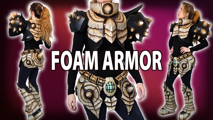 I made armor out of foam (for dancing) || Monster Hunter World Baan Cosplay