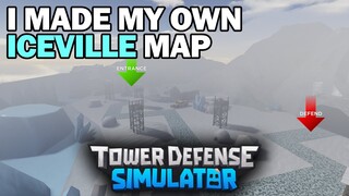 I MADE MY OWN ICEVILLE MAP | TDS