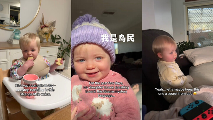 Ternyata bayi ini adalah seorang penduduk pulau 🤣