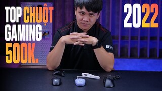 TOP 3 CHUỘT GAMING 500K ĐÁNG MUA NHẤT 2022!!