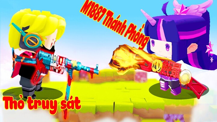 ONE VÀ NOOB YETI CHƠI MINI GAME CHẾ TẠO SÚNG VIP NHẤT FREE FIRE TRONG MINI WORLD