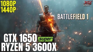 Battlefield 1 | Ryzen 5 3600x + GTX 1650 Super | 1080p, 1440p, benchmarks!