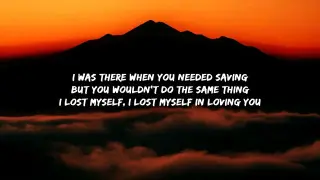 I lost myself in loving you by Jamie miller ( lyrics video)