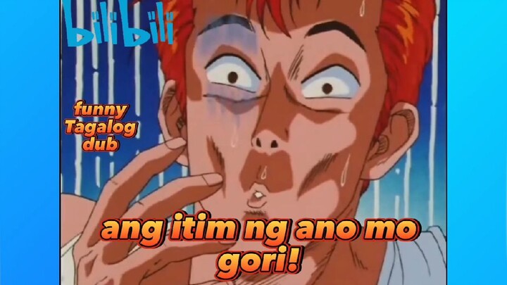 Slamdunk: sakuragi vs gori natanggalan ng shorts si gori