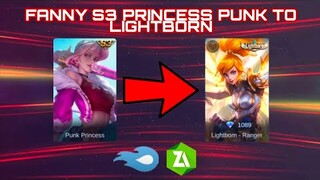 NEW Fanny Season Punk Princess Skin To Lightborn Skin Script - Full Effect +Backup | Mobile Legends