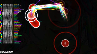 cuộc thi giữa 50 người chơi osu #game