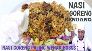 SAYA AJARKAN BUAT NASI GORENG RENDANG DARI SISA DAGING QURBAN || ASLI WENAK!!